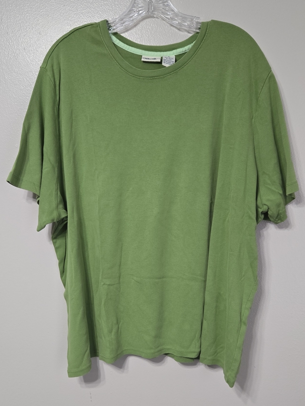 Women's Cherokee Crewneck T-Shirt — Sage Olive Green